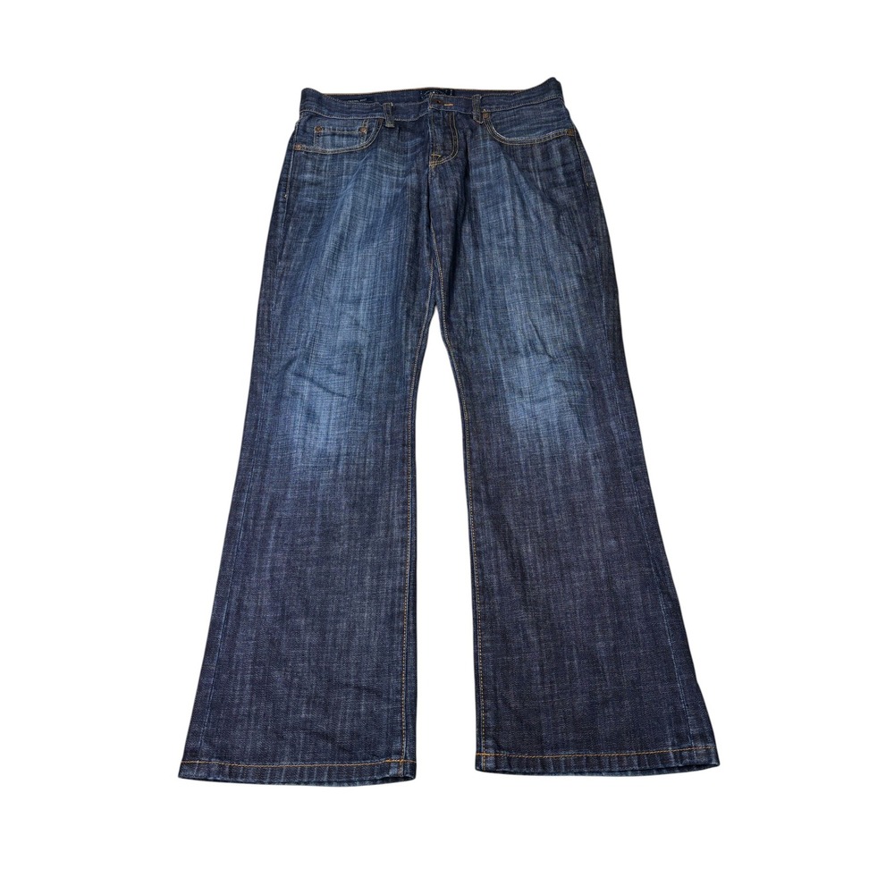 Lucky Brand 221 Original Bootcut Jeans Mens 32x30 Dark Wash Blue Denim MP1827